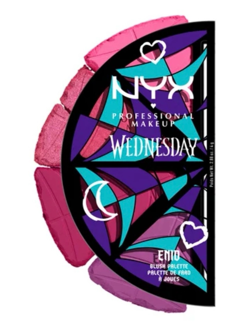 NYX Enid Blush Palette - Pink, Purple & Red Tones